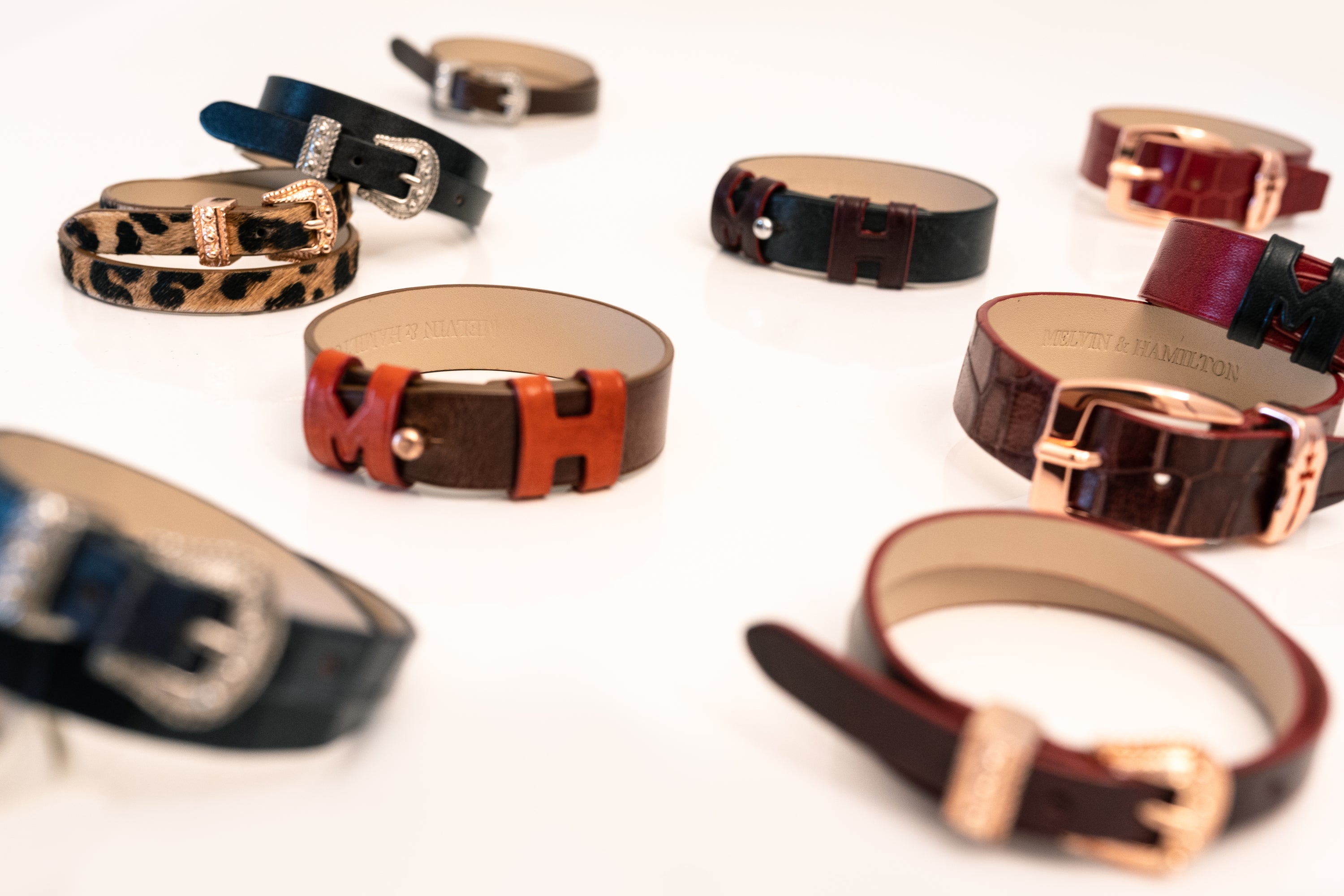 Bracelets en cuir Melvin & Hamilton