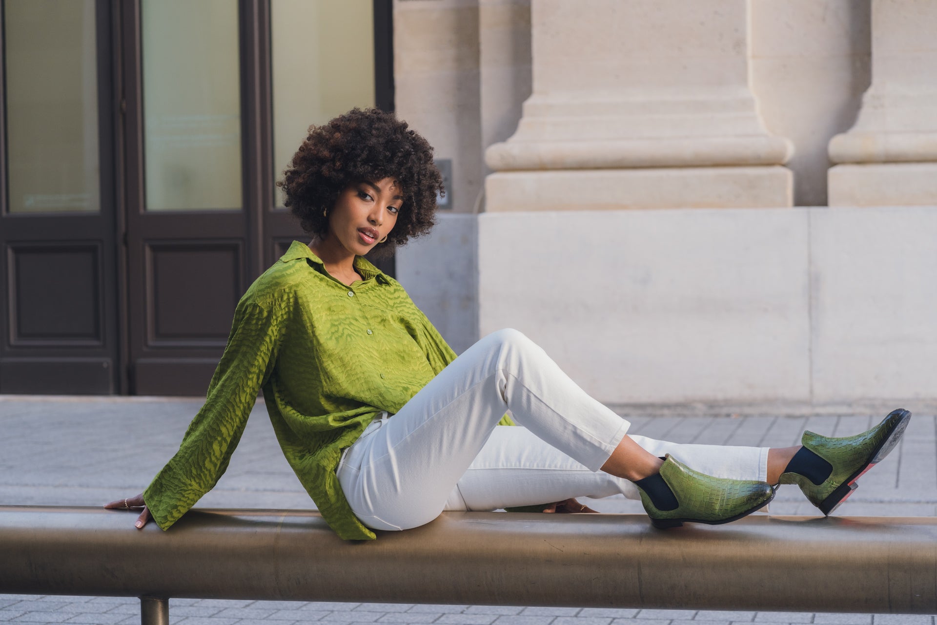 Chaussure avec store jean femme